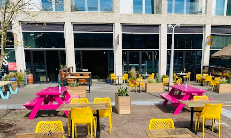 Two Chefs Terras in Amsterdam Zuid